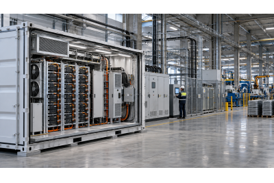 Magazyn energii dla przemysłu - BESS: działanie i zastosowanie